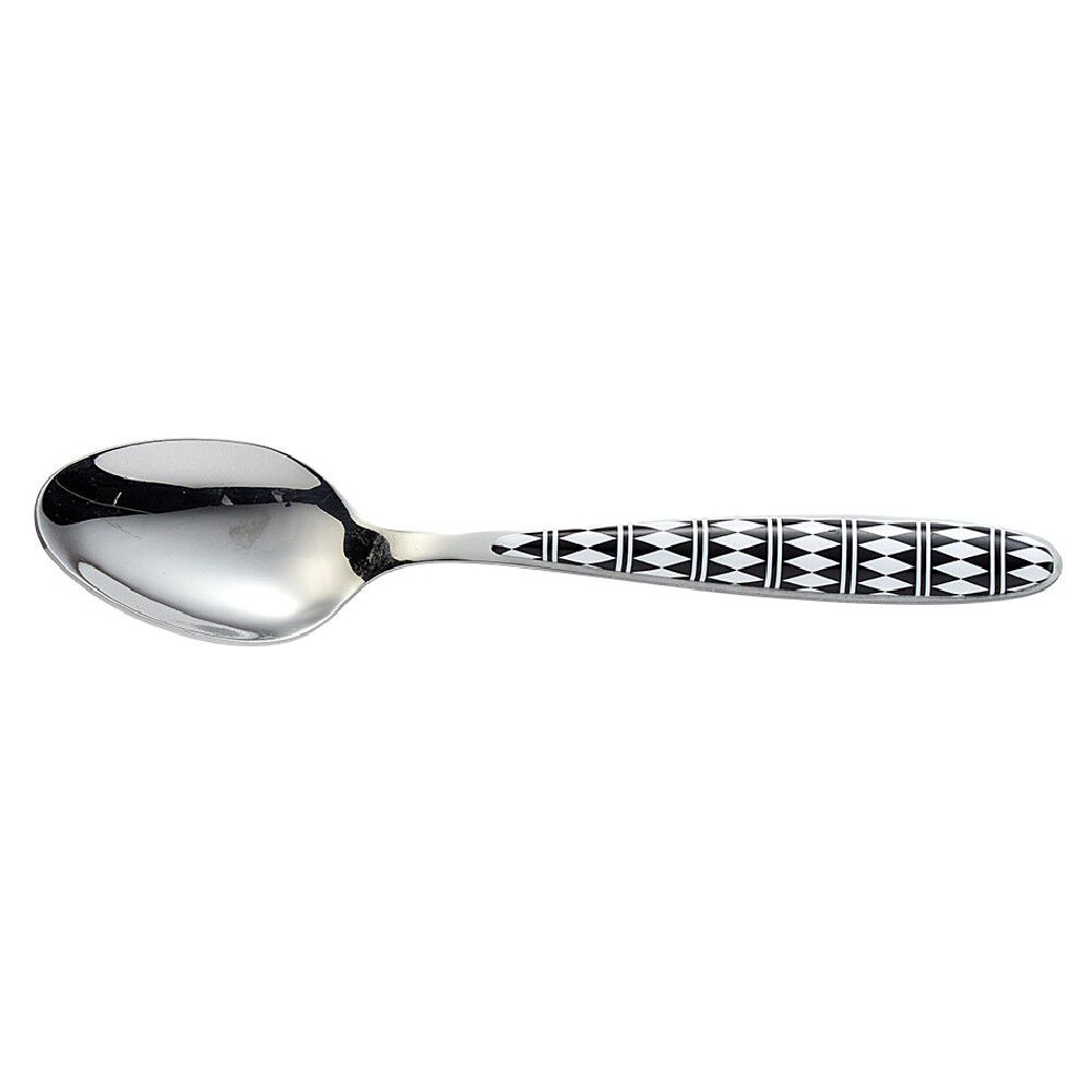 Cuillère à soupe Losange noir et blanc