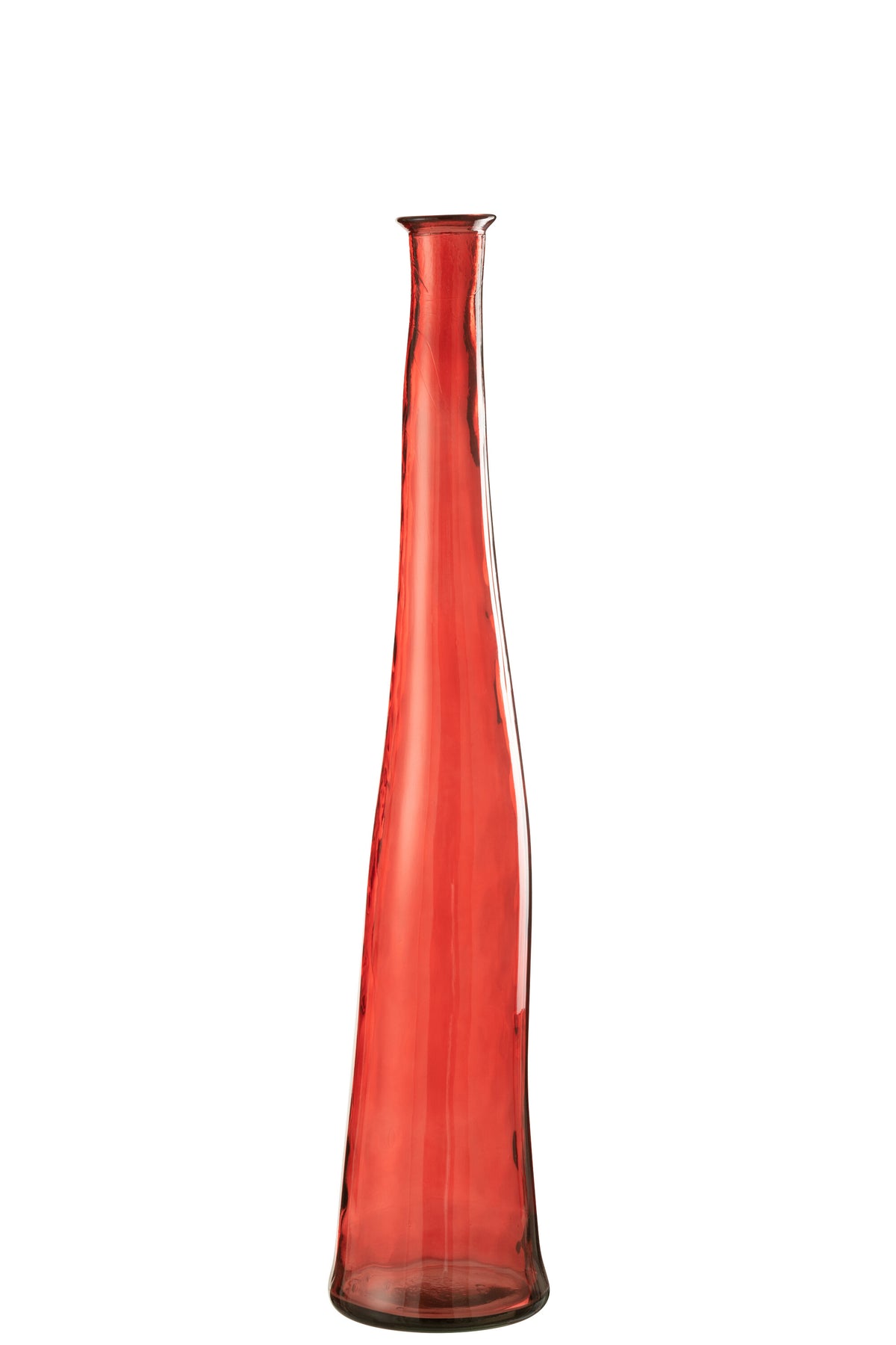 J-Line vaas Noah - glas - rood - medium - 100 cm hoog