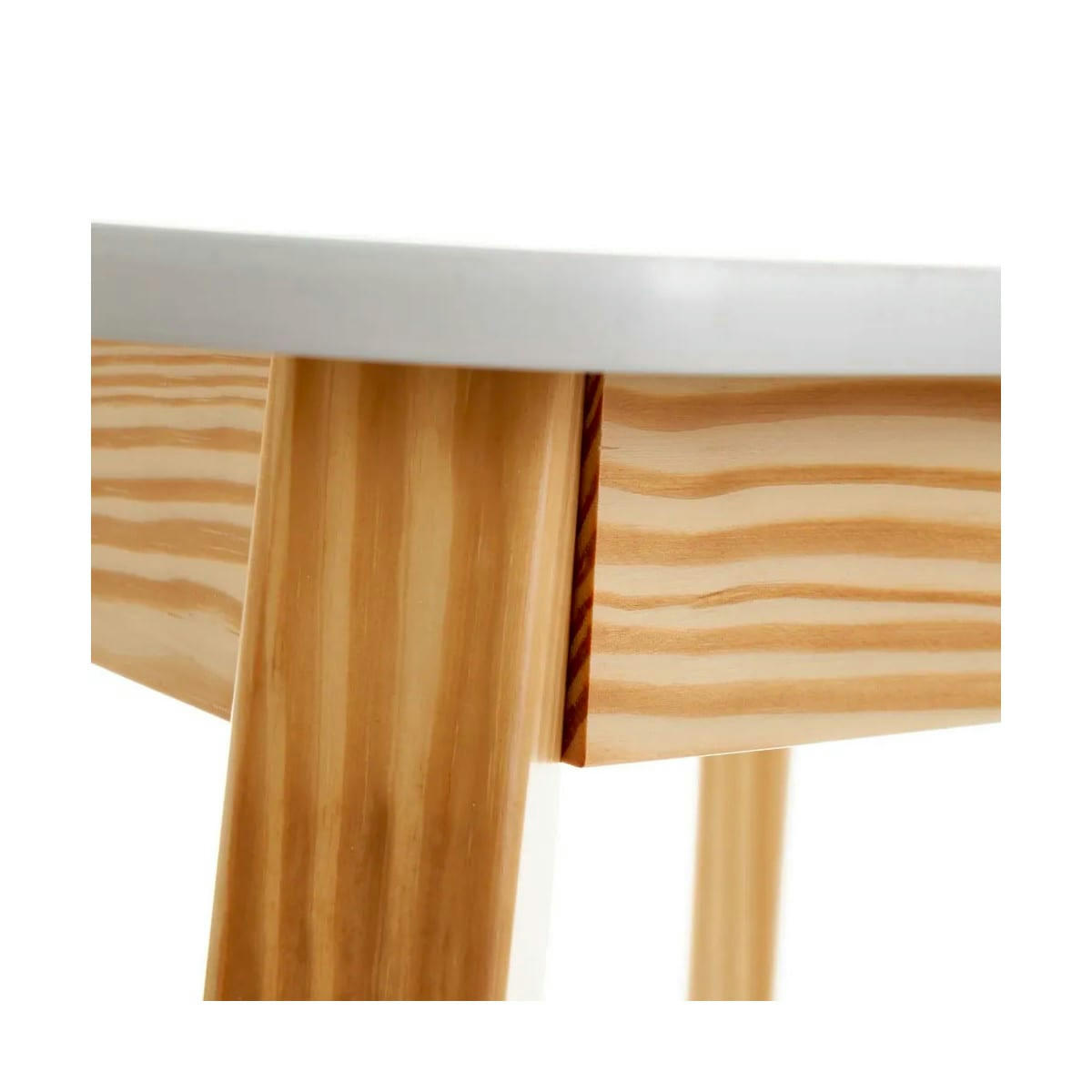 - Bureau table enfant bois et blanc 55x55x45cm