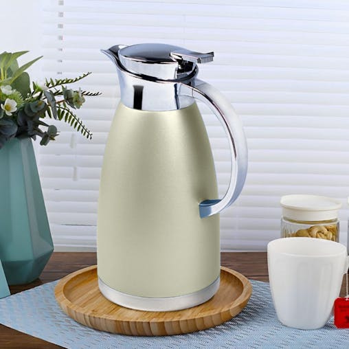 Soga 1.8L Gold Color 3-Layer Vacuum Insulated Water Bottle