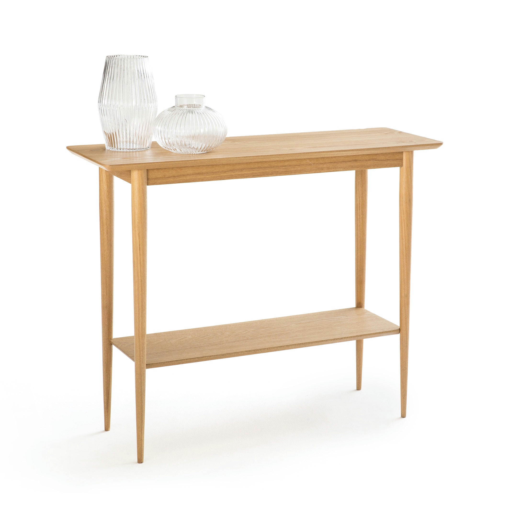 Console double plateau en frêne, Lussan