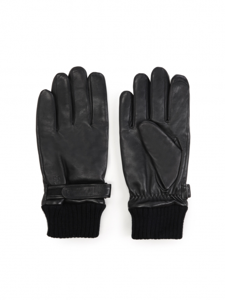 Men's black gloves
