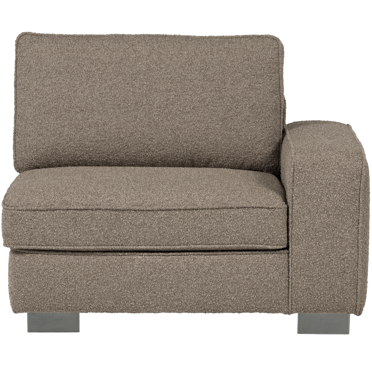 vtwonen element 1-zits met arm rechts Lazy - Bouclé - Naturel