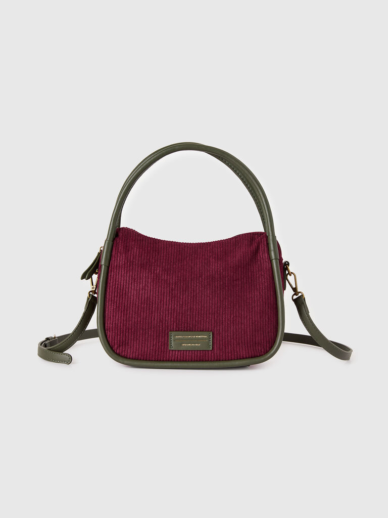 Velvet shoulder bag