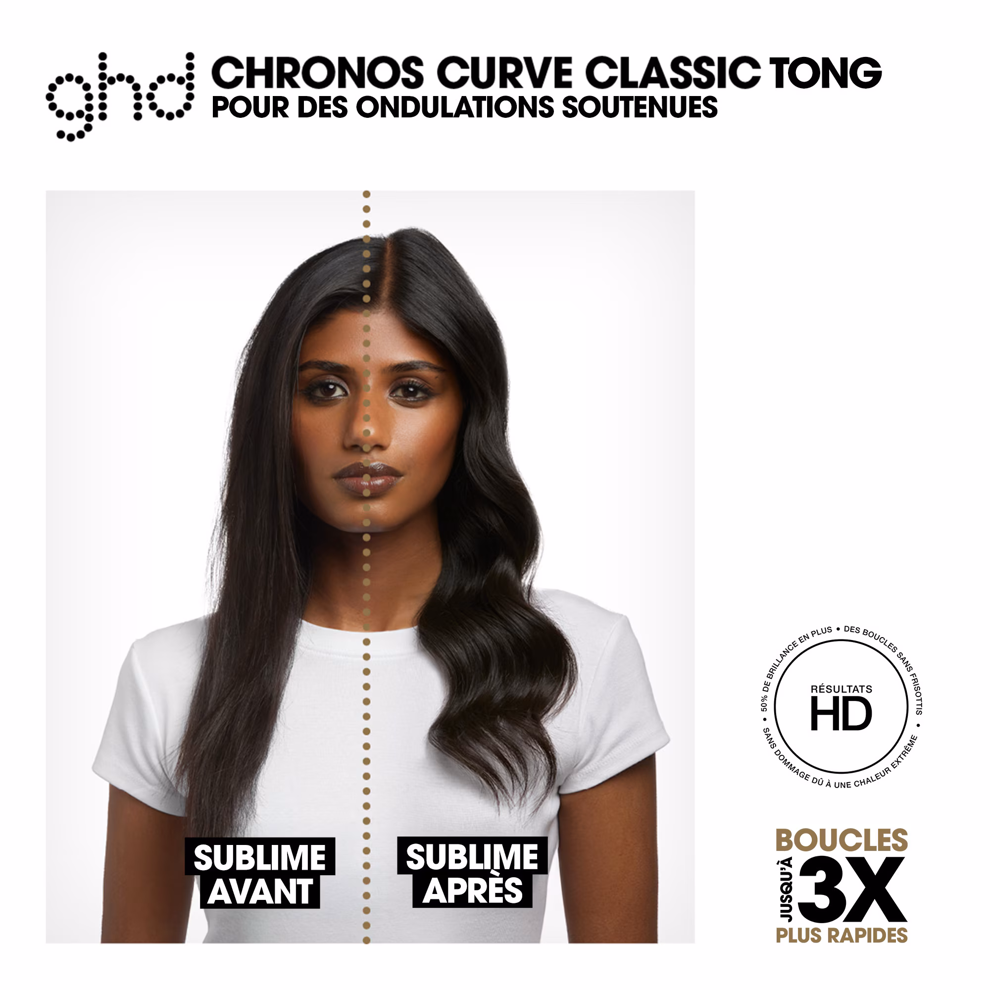 GHD CHRONOS CURVEBoucleur classic tong