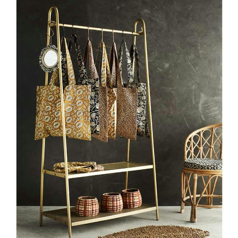 GARONA - Portant en métal 2 étagères