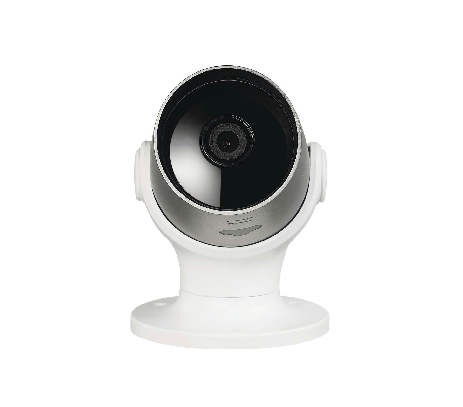 Globe 1080p Indoor and Outdoor Smart Wi-Fi Security Camera With Motion Detection, White