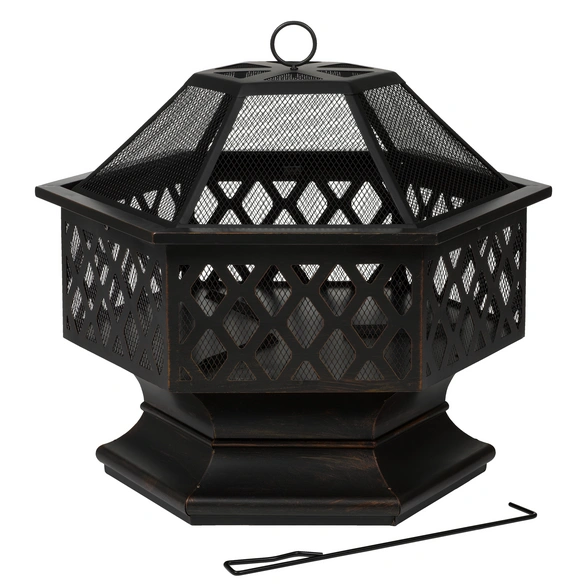 Feuerstelle »Farview«, Höhe: 62 cm, schwarz