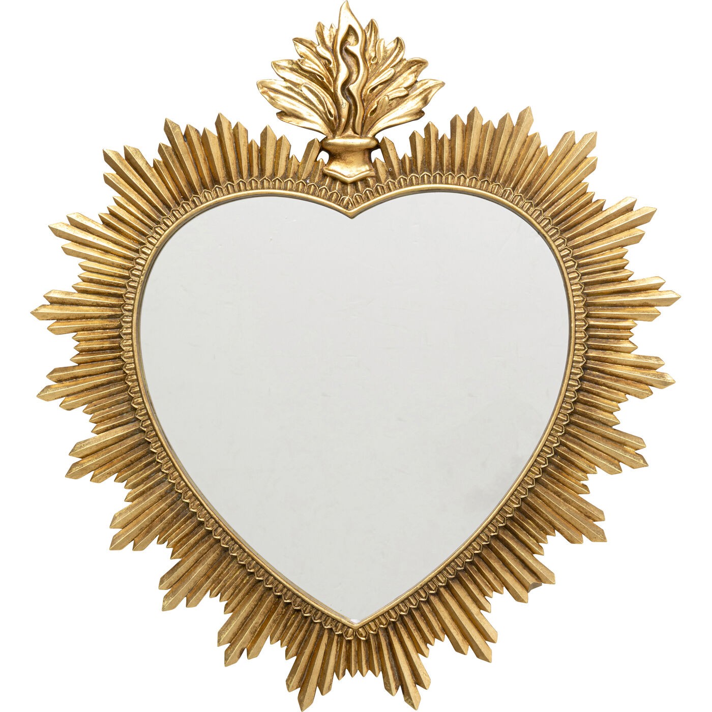 Kare Design Spiegel hart goud 54x49cm
