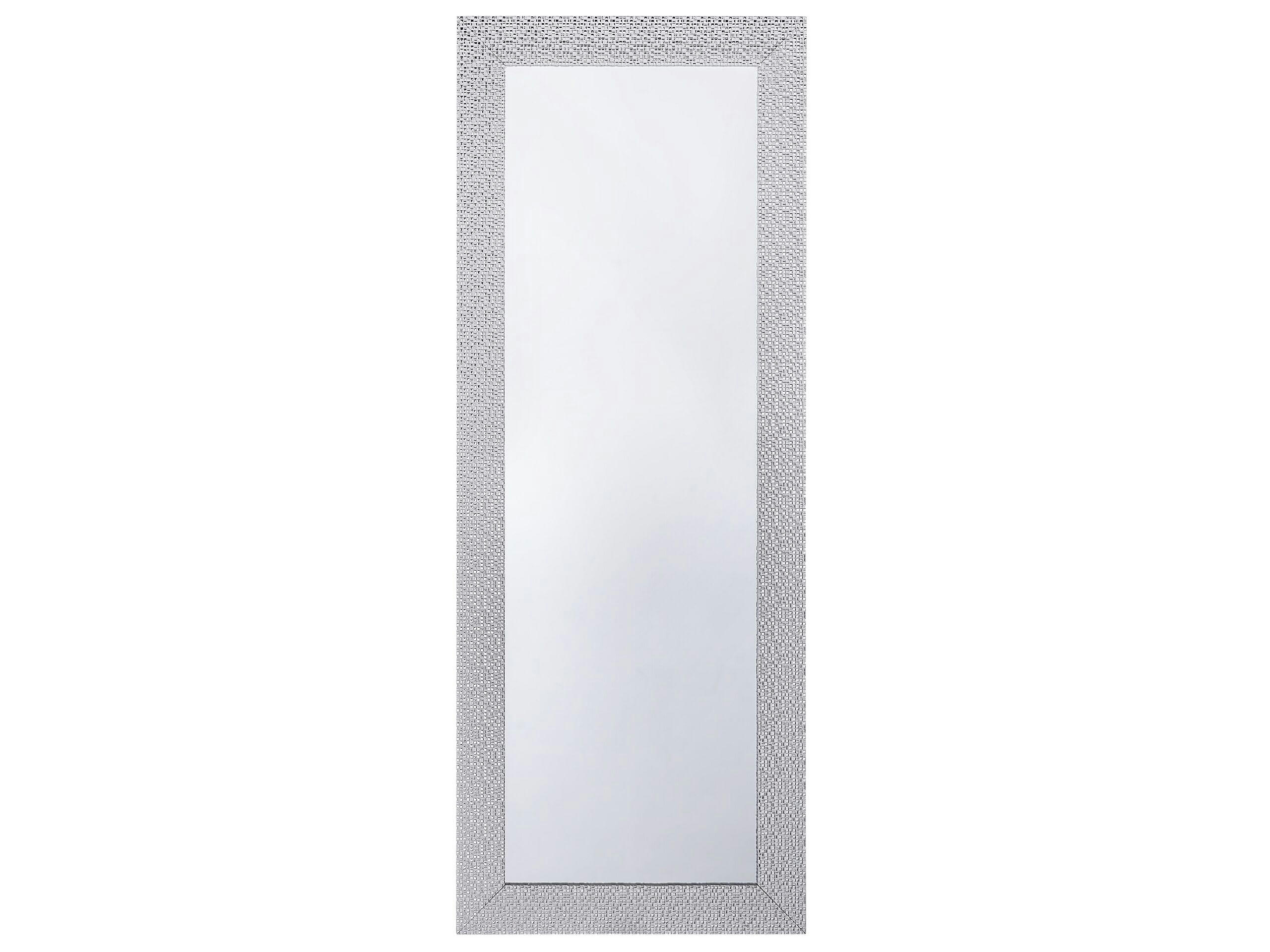 MERVENT - Miroir en matériaux synthétiques blanc 130x50