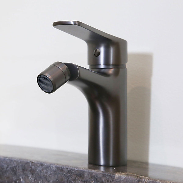 Mitigeur bidet Gun Metal Essebagno Full