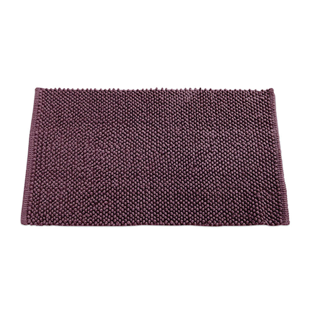 POLYESTER - Carpette de bain figue 50x80cm