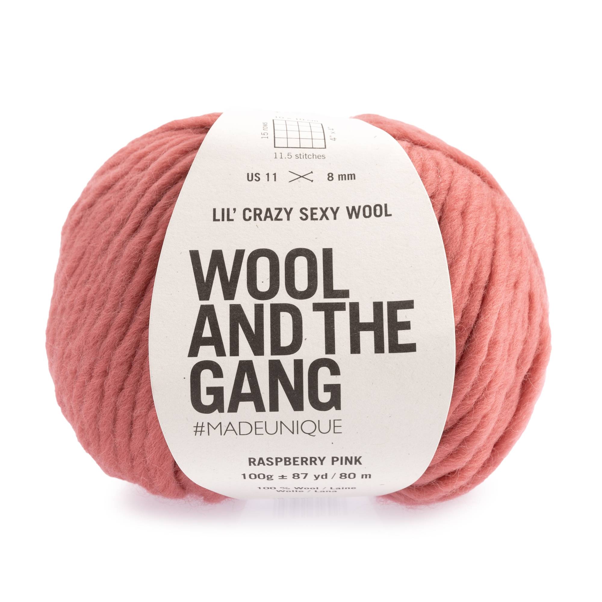 Wool and the Gang Raspberry Pink Lil’ Crazy Sexy Wool 100g