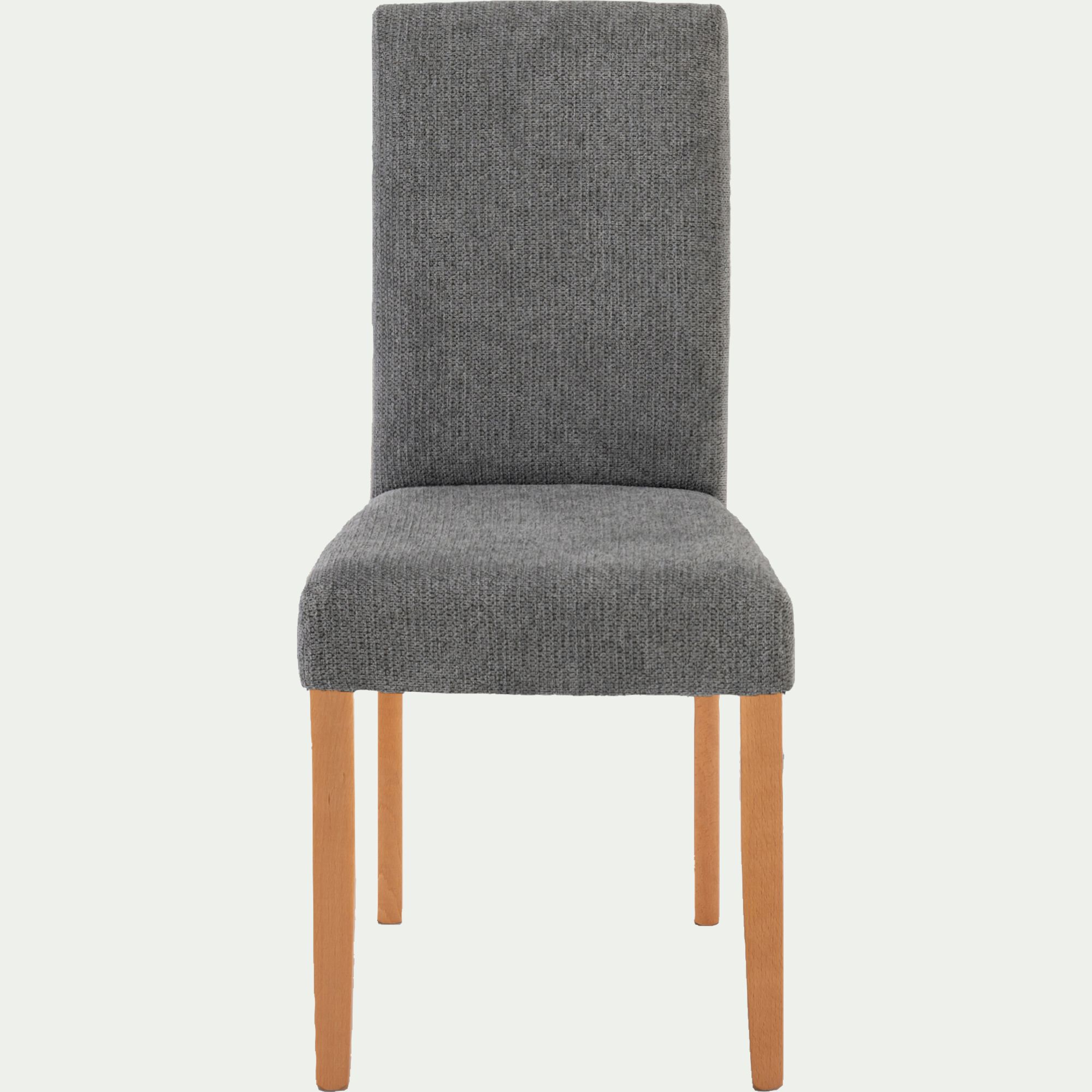 LUKAVAC - Chaise en tissu sans accoudoirs - gris