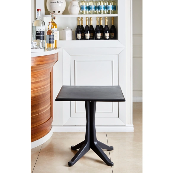 Bistrotisch »Ponente«, 70 x 70 cm anthrazit