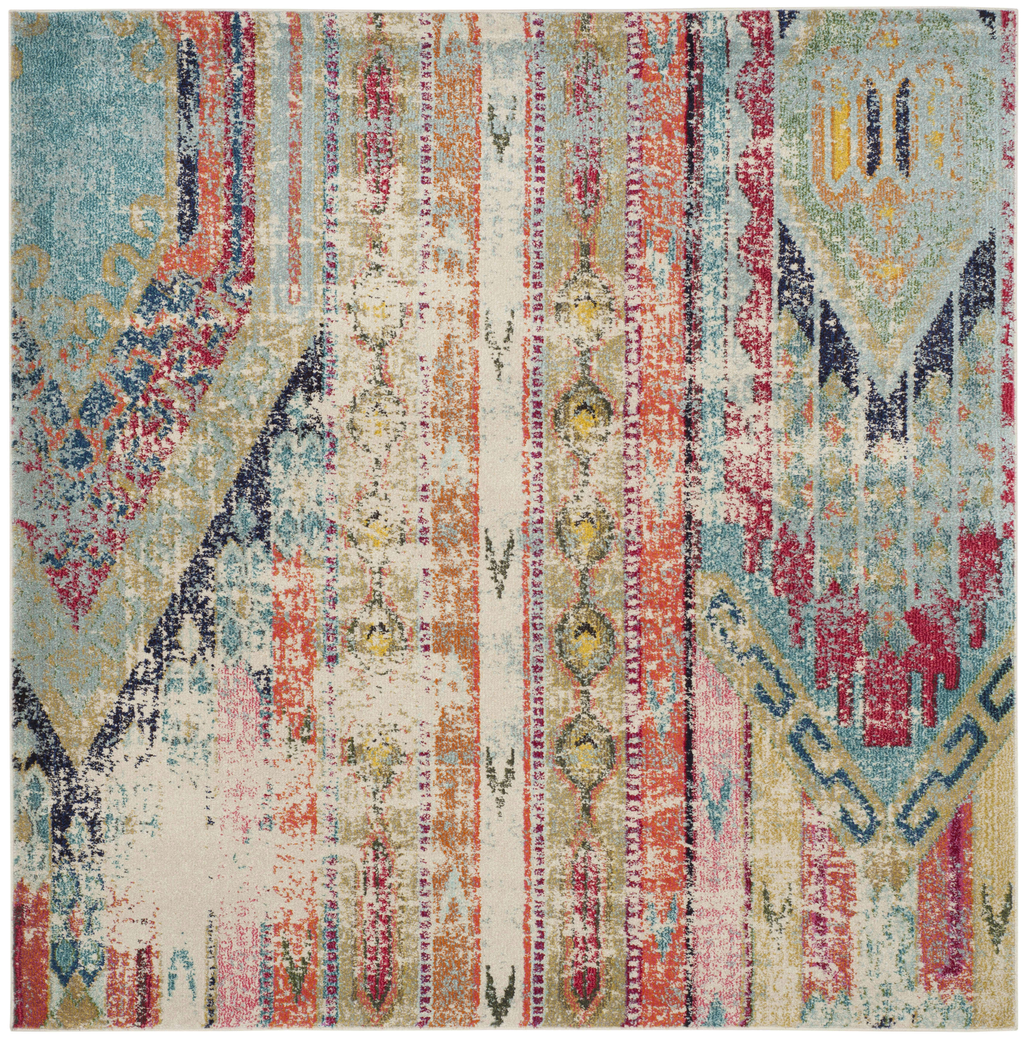 MONACO - Tapis de salon interieur en multicolore, 201 x 201 cm