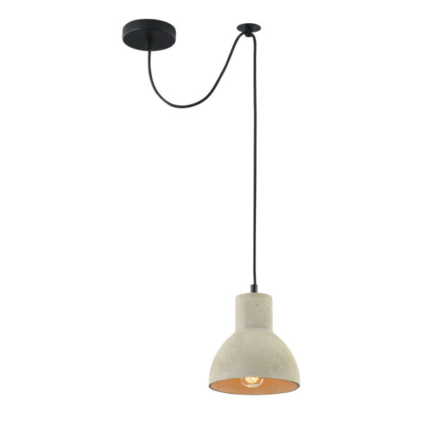 Lampa wisząca czarno-szara BRONI 1xE27x60W wym: 222x16x16 cm Maytoni