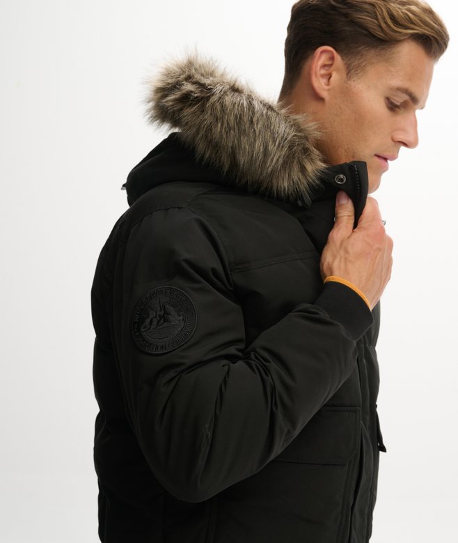 Everest Hooded Puffer Bomber Jacket