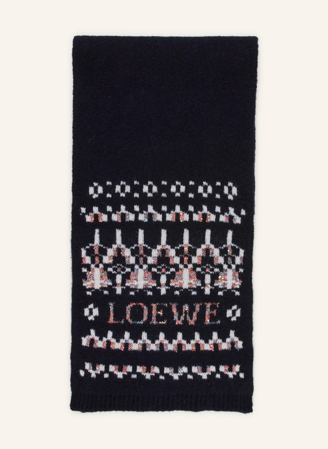 LOEWE Schal mit Pailletten