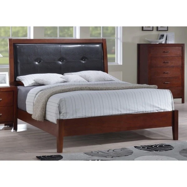 Best Quality Furniture Traditional Cherry 4-piece Bedroom Set
