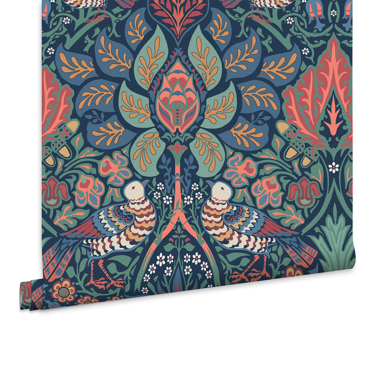 William Morris at Home Vliesbehang - Dove & Rose Midsummer - 1000x52