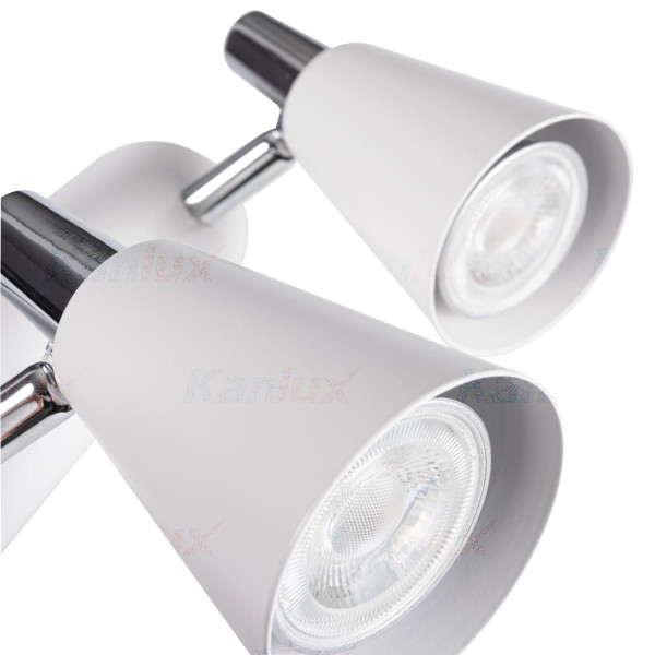 Spot listwa biały SEMPRA2xGU10x35W wym:12x30,5x6,5cm IP20 Kanlux