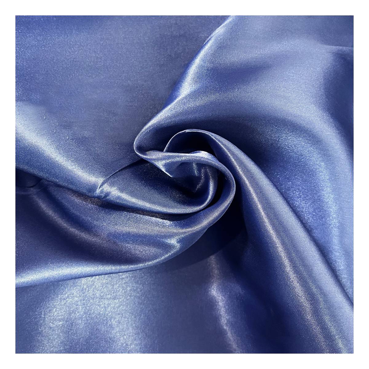 Navy Silky Satin Fabric by the Metre