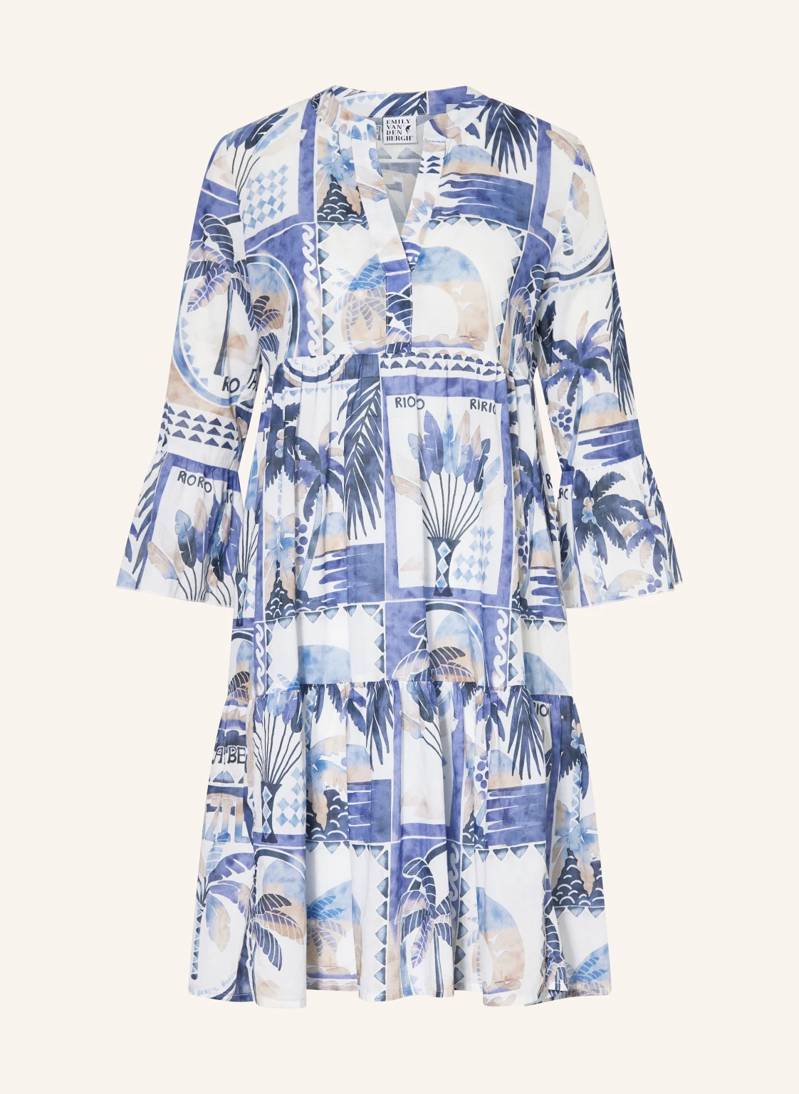 Emily VAN DEN BERGH Kleid mit 3/4-Arm