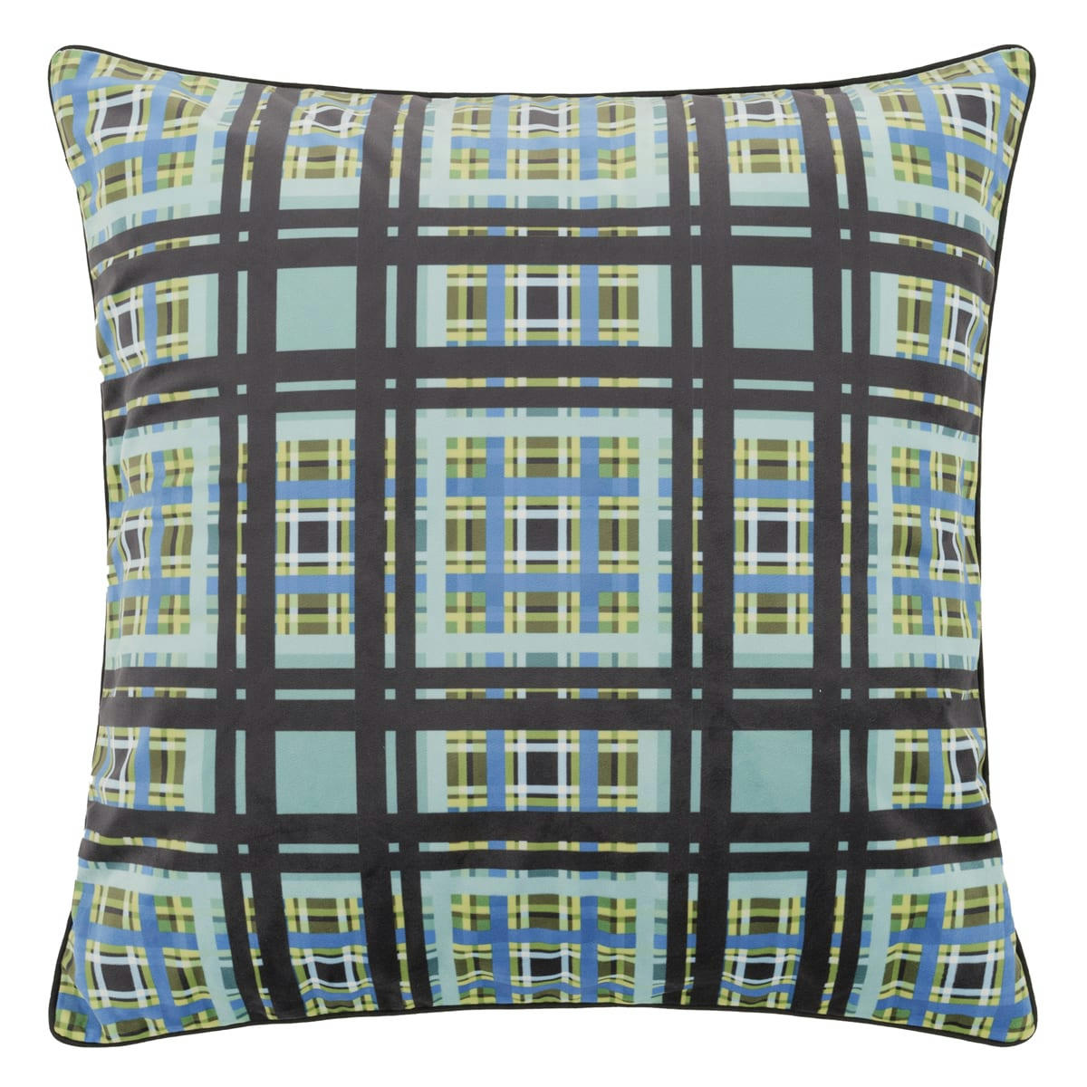 CHENNAI AZURE - Housse de coussin en polyester 60x60