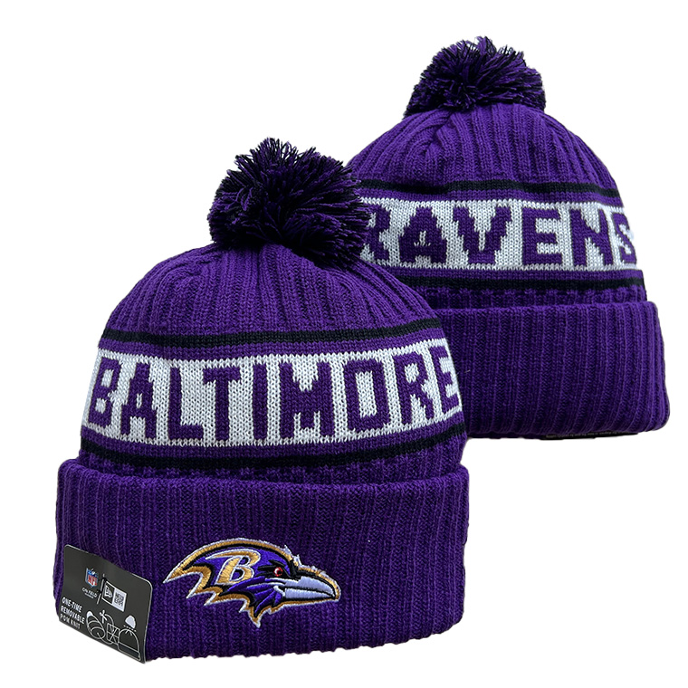 BALTIMORE RAVENS KNIT HAT