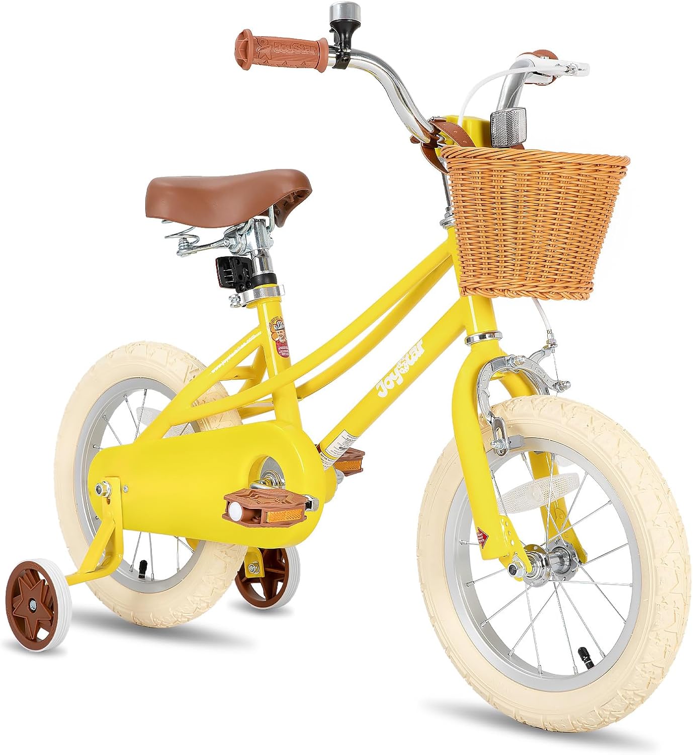 JOYSTAR Girls Bike for 2-12 Years Old Toddlers and Kids, 12 14 16 18“ 20 Retro Style Kids Bike with Training Wheels, 18 20 Inch Children Bicycle with Kickstand