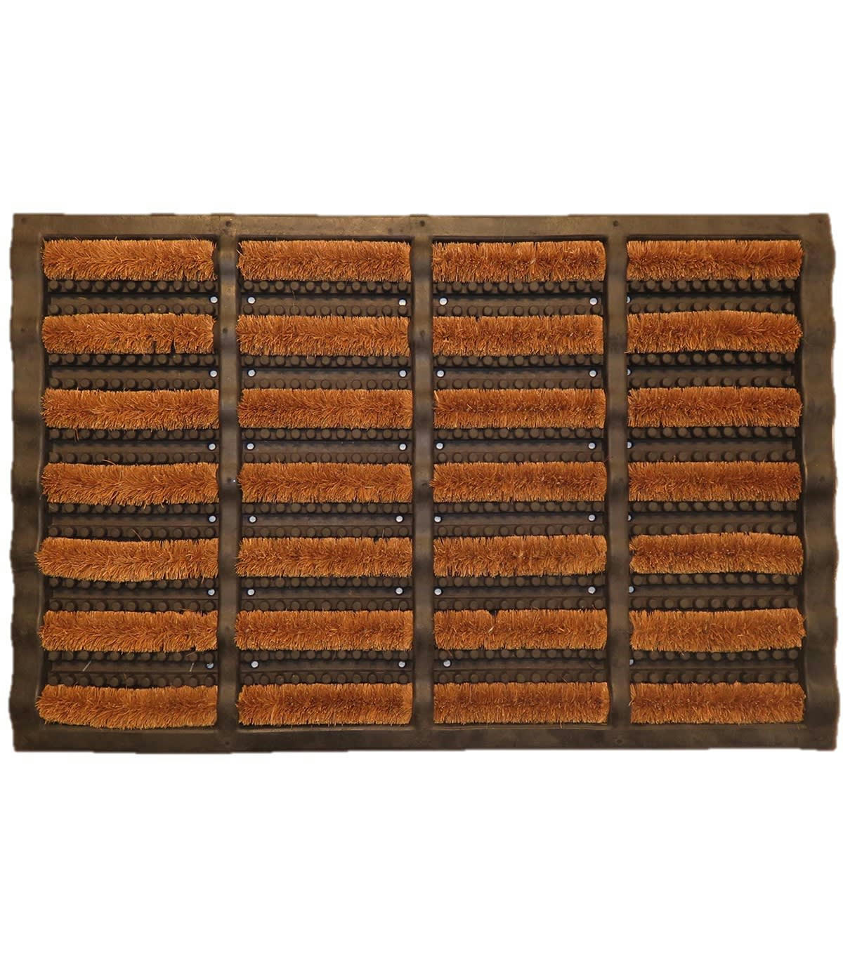 - Paillasson en coco motif rectangle - Marron