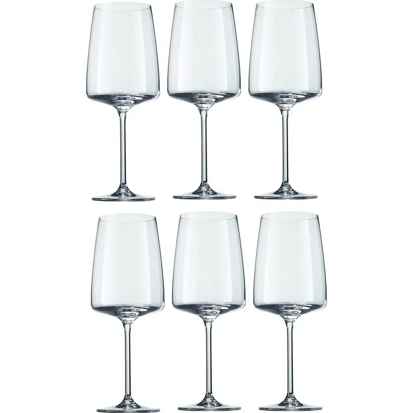 Rotweinglas 6er-Set Sensa