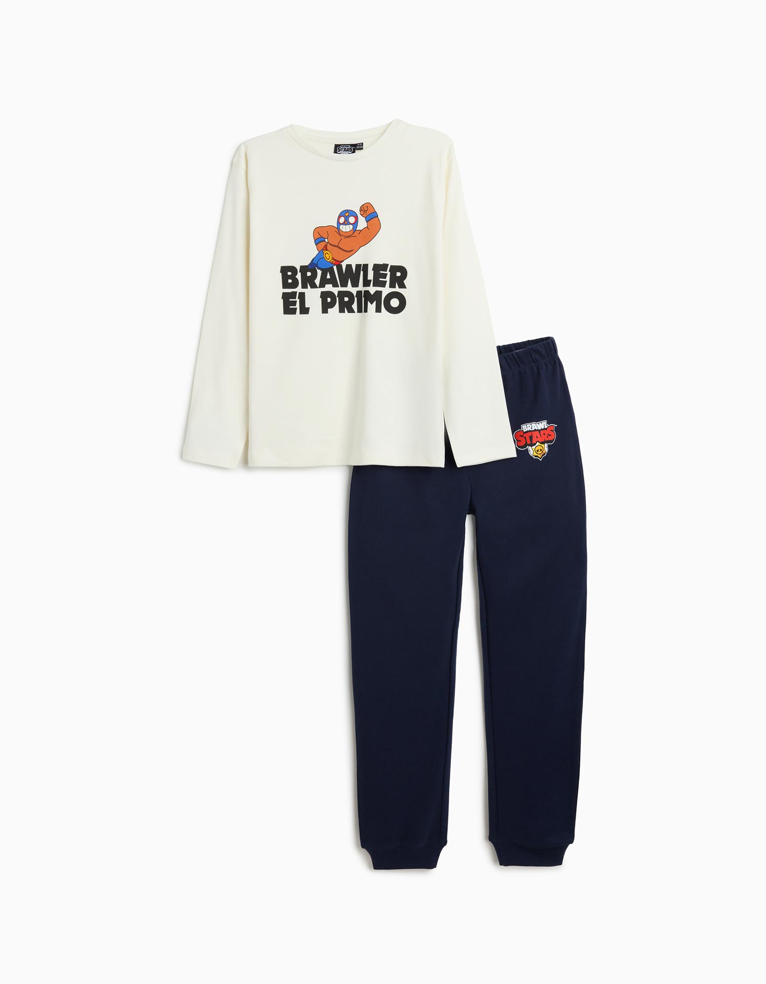 Pijama 'Brawl Stars', Menino, Branco