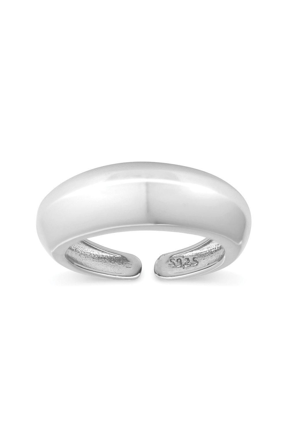 Elk & Bloom Thick Sterling Silver Dome Ring