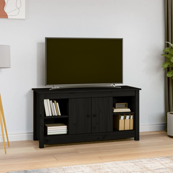 Szafka pod Telewizor Rtv Czarny Mat Drzwiczki Nowoczesny 103x36,5x52cm