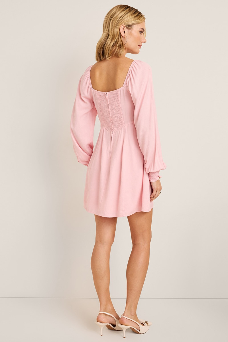 Betty Long Sleeve Mini Dress