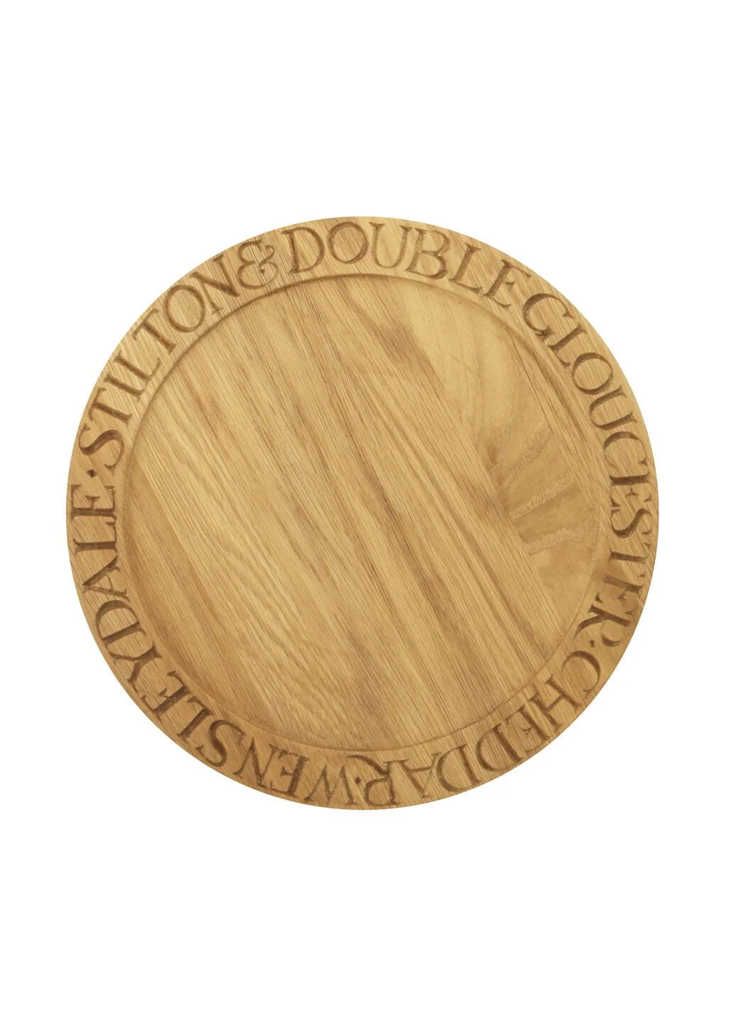 Black Toast Round Wooden Cheese Board