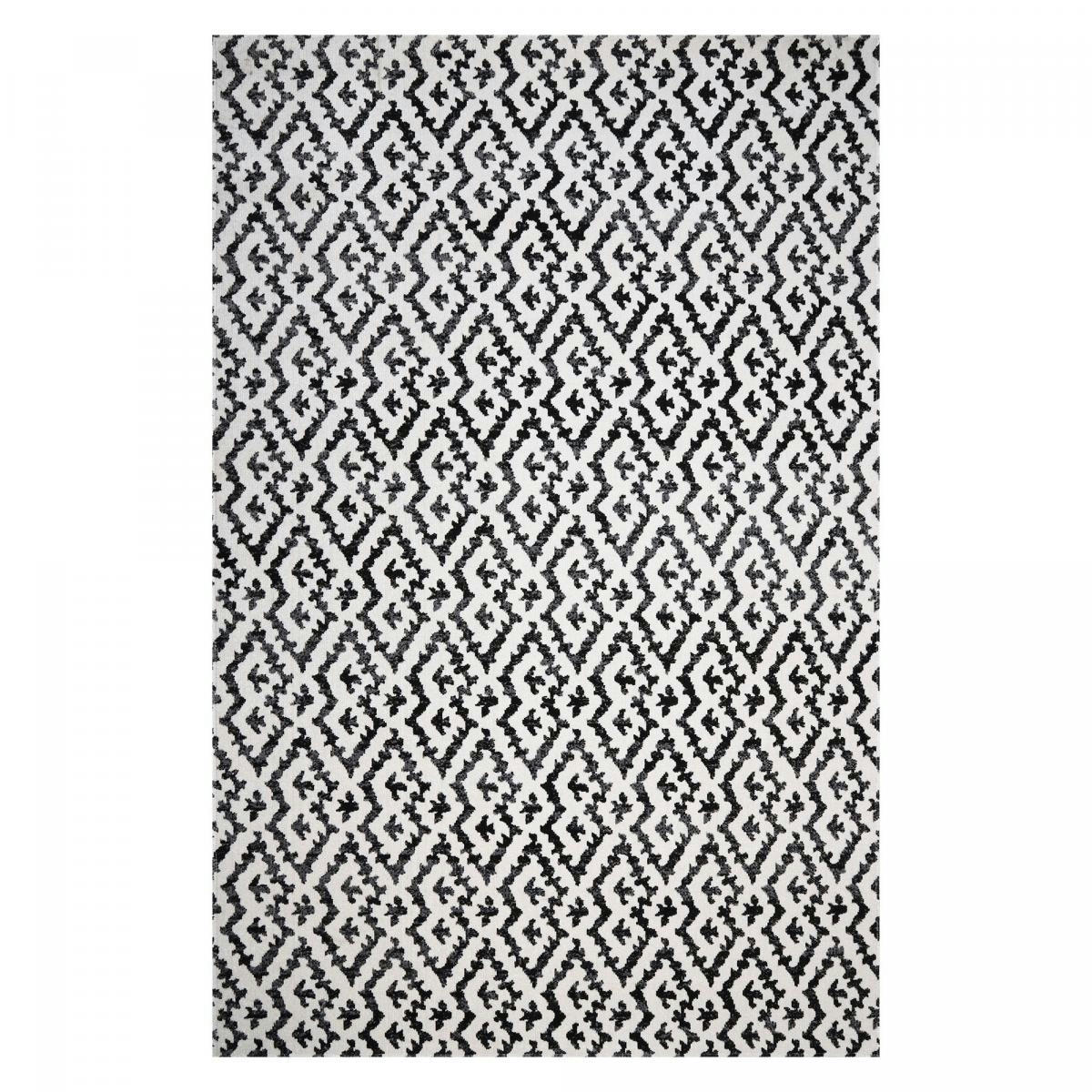 EDJE - Tapis extérieur noir 150x220