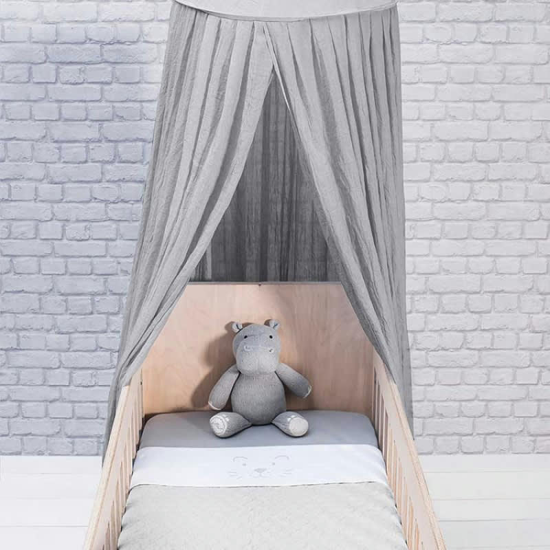 - Ciel de lit gris (245 cm)