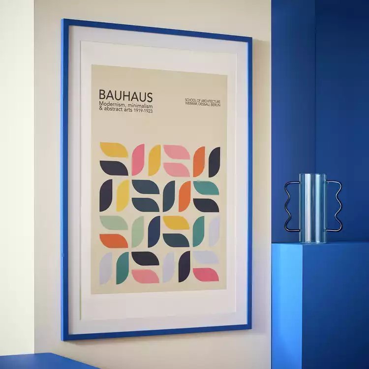 Habitat Blue Cobalt Picture Frame - 70X100cm