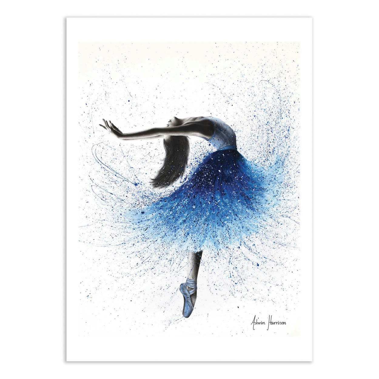 ASHVIN HARRISON - CRYSTAL - ASHVIN HARRISON - Affiche d'art 30 x 40 cm