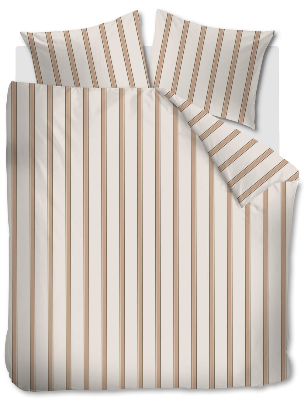 vtwonen Fun Stripe - 200 x 220 cm - Naturel