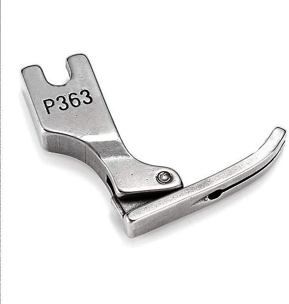 BASHLWUA Pied Presseur Pied de Biche de Fermetures éclair étroit P363 pour Machines à Coudre Industriels ,Clips de couture
