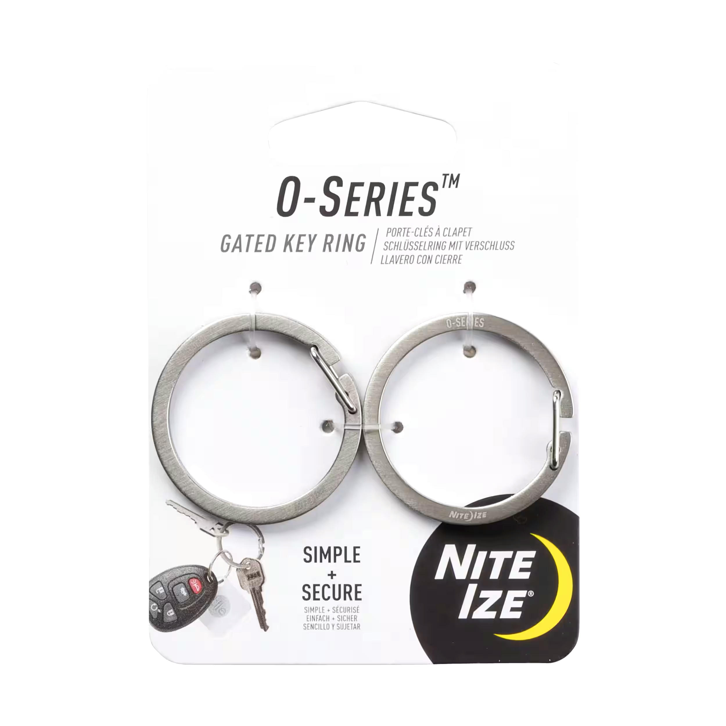 Nite Ize O-Series™ Stainless Steel Gated Key Ring