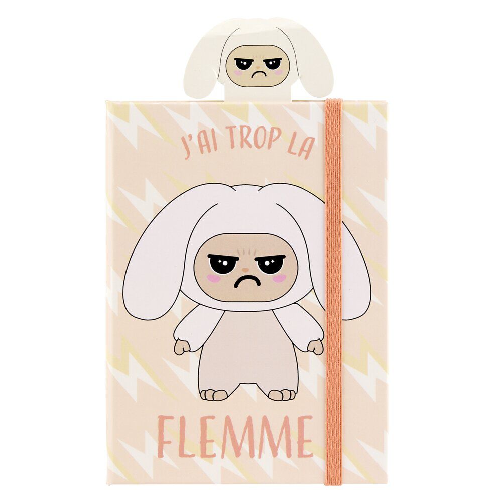 Carnet en papier A6 Gromimis J'ai trop la flemme 11x15cm
