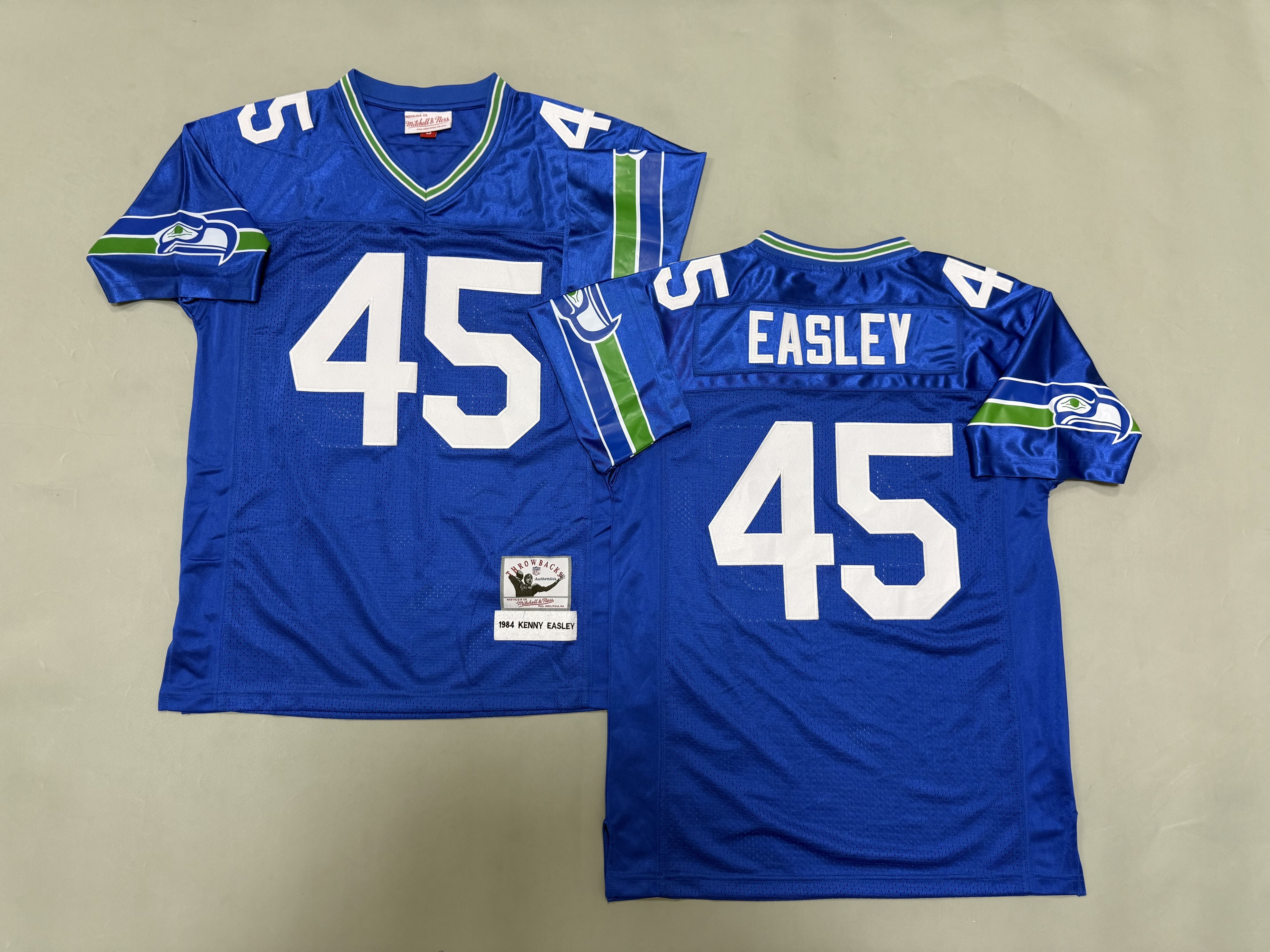 Kenny Easley Seattle Seahawks Authentic Throwback Retired Player Jersey