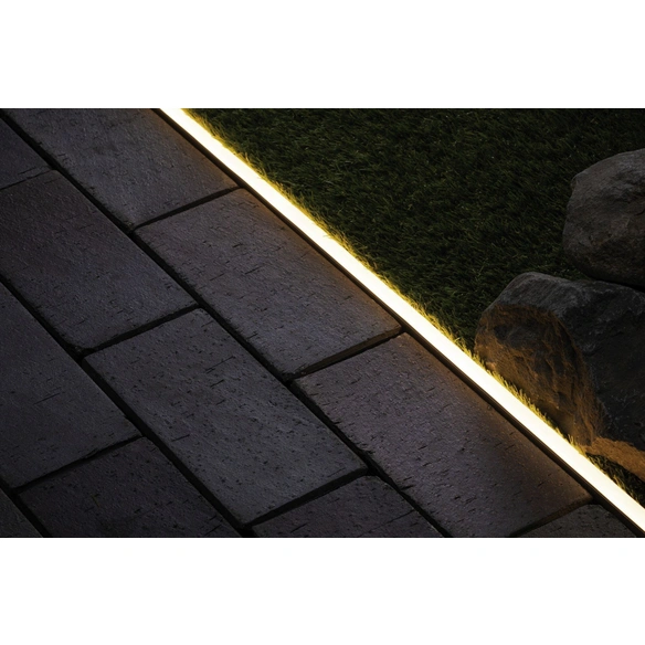 Lichtprofil, Aluminium, grau