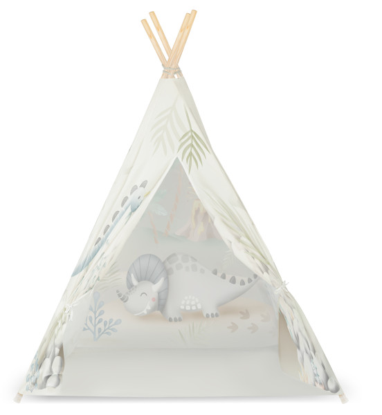 Tipi namiot dla dzieci teepee wigwam poduszka dinozaur