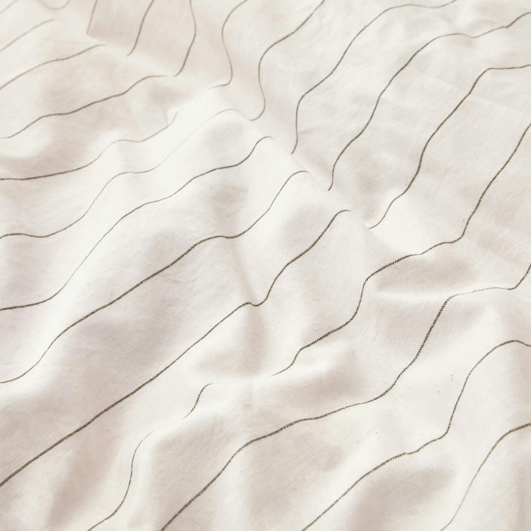 BIO MAHO - Housse de couette li/coton organic algue 260x240 cm